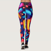 Neon Vortex Odyssey Leggings (Rückseite)
