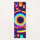 Neon Vortex Odyssey Yogamatte (Vorderseite)