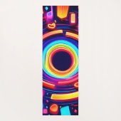 Neon Vortex Odyssey Yogamatte (Rückseite)