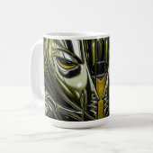 Neon-Vortex-Tasse Kaffeetasse (Vorderseite Links)