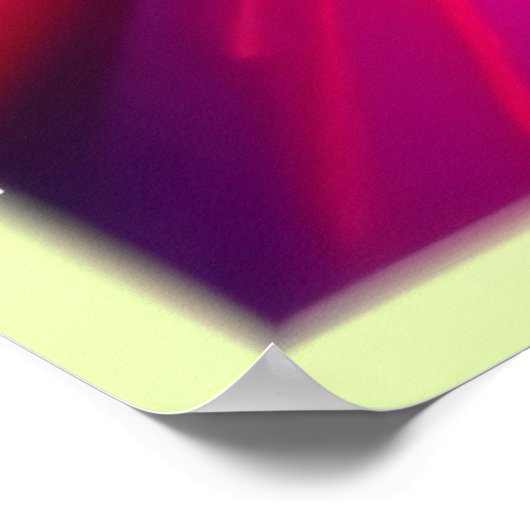 Neon Vortex von Lichtkunst Poster (Ecke)