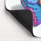 Neon-Voxel-Gaming-Controller-Mauspad Mousepad (Ecke)