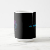 Neon-Wachstums-Bonsai | Personalisierter ästhetisc Kaffeetasse (Mittel)