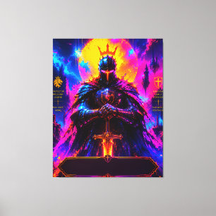 Neon-Wächter-Vater-Leinwand Leinwanddruck