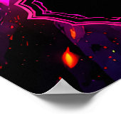 Neon-Wächter-Vater-Poster Poster (Ecke)