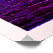 Neon Warrior Power Art Poster (Ecke)