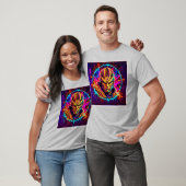 Neon Warrior Power Art T-Shirt (Unisex)