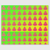 Neon-Wassermelonen-Scheiben-Muster Geschenkpapier (Flach)