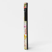 Neon Watercolor Blume iPhone Case (Hinten/Links)