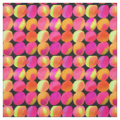 Neon Watercolor Kreismuster abstrakte Kunstfarbe Stoff (Muster)