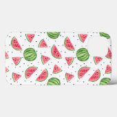 Neon Watercolor Watermelons Pattern Case-Mate iPhone Hülle (Rückseite (Horizontal))