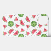 Neon Watercolor Watermelons Pattern Case-Mate iPhone Hülle (Rückseite (Horizontal))