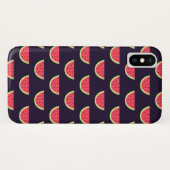 Neon Watermelon auf Lila Muster Case-Mate iPhone Hülle (Rückseite (Horizontal))