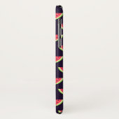 Neon Watermelon auf Lila Muster Case-Mate iPhone Hülle (Hinten/Links)