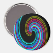 Neon Wave...... Magnet (Vorderseite/Rückseite)