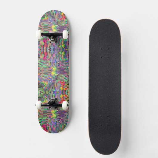Neon Waves Skateboard (Vorderseite)