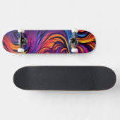 NEON WAVES SKATEBOARD (Horizontal)