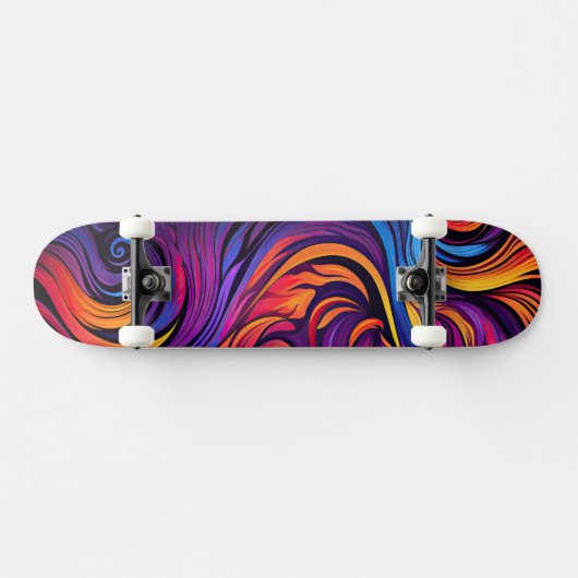 NEON WAVES SKATEBOARD (Horizontal)