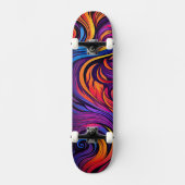 NEON WAVES SKATEBOARD (Vorderseite)