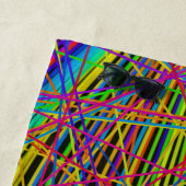 Neon-Web-Fraktal Strandtuch (Beispiel)