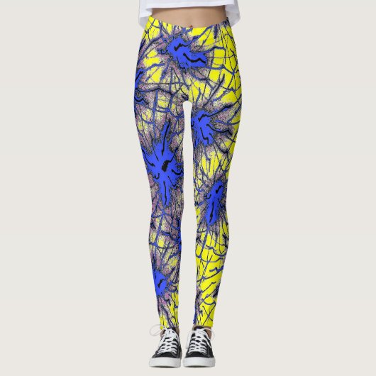 Neon Web Leggings (Vorderseite)