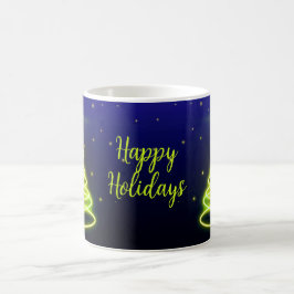 Neon-Weihnachtsbäume-Tasse Kaffeetasse