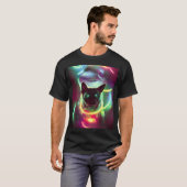 Neon-Welt-Pug T-Shirt (Vorne ganz)
