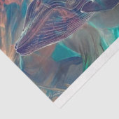 Neon Whale Water World Decoupage Seidenpapier (Ausschnitt)