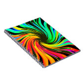 Neon Whirlpool Galaxy Notizblock (Rechte Seite)