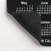 Neon White Calendar von Janz 2025 Mousepad (Ecke)