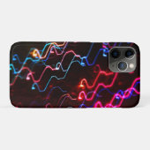 Neon Wiggle Wave Case-Mate iPhone Hülle (Rückseite (Horizontal))