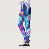 Neon Wild Blume Leggings (Links)
