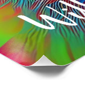 Neon Wilhelm Röntgen Poster (Ecke)