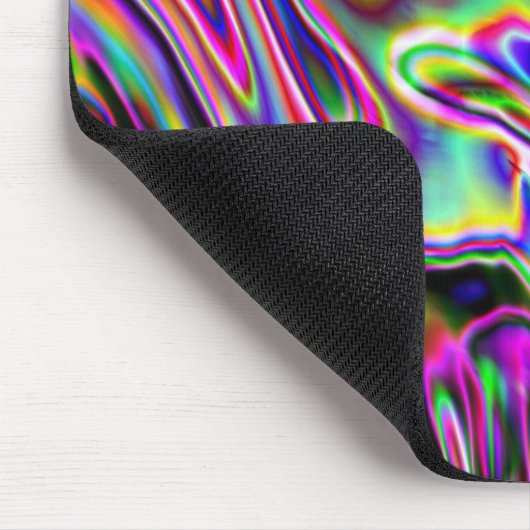 Neon Wirbel Mousepad (Ecke)