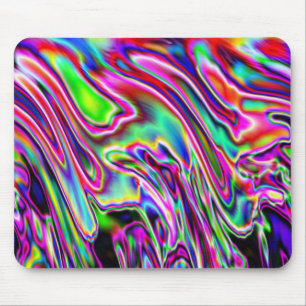 Neon Wirbel Mousepad