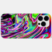 Neon Wirbel Multicolored Digital Art Case-Mate iPhone Hülle (Rückseite (Horizontal))