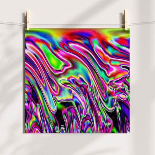 Neon Wirbel Poster