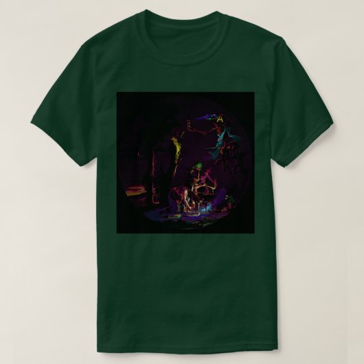 Neon Witch T-Shirt (Design vorne)