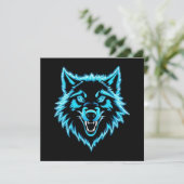 Neon Wolf (Stehend Vorderseite)