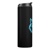Neon Wolf Thermosbecher (Nach links gedreht)