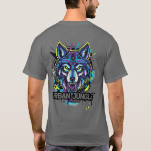 Neon Wolf Urban Jungle Unisex Street T - Shirt