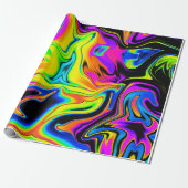 Neon Wrapping Paper Geschenkpapier (Ungerollt)