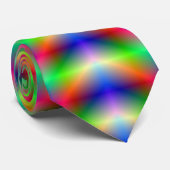 Neon X Neck Tie Krawatte (Gerollt)