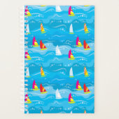 Neon Yacht Pattern Planer (Vorderseite)