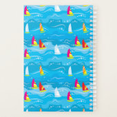 Neon Yacht Pattern Planer (Rückseite)