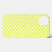 Neon Yellow Fish Scale Muster iPad Fall Case-Mate iPhone Hülle (Rückseite (Horizontal))