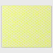 Neon Yellow Fish Scanner Papier Geschenkpapier (Flach)