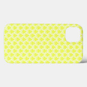 Neon Yellow Fish Sctern Muster iPad Air Hüllen (Rückseite (Horizontal))