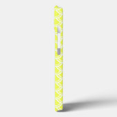 Neon Yellow Fish Sctern Muster iPad Air Hüllen (Rückseite / Links)