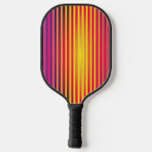 Neon Yellow Gradient Monogram Pickleball Paddel Schläger (Rückseite)